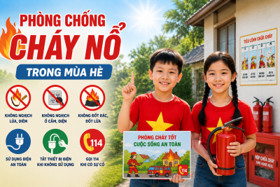 TĂNG CƯỜNG PHÒNG CHỐNG CHÁY NỔ TRONG MÙA HÈ