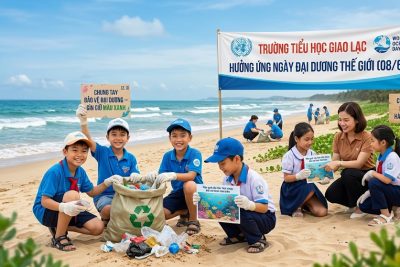 TRƯỜNG TIỂU HỌC GIAO LẠC HƯỞNG ỨNG NGÀY ĐẠI DƯƠNG THẾ GIỚI (08/6/2026)