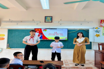 LỄ KẾT NẠP ĐỘI VIÊN NĂM HỌC 2024-2025 – TRƯỜNG TIỂU HỌC GIAO LẠC