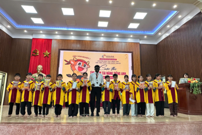 SÔI NỔI CUỘC THI “TÌM KIẾM TÀI NĂNG TIẾNG ANH” TẠI TRƯỜNG TIỂU HỌC GIAO LẠC