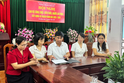 Hội nghị cán bộ công chức, viên chức trường Tiểu học Giao Lạc năm học 2025-2026