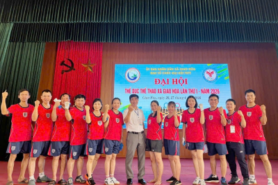 TRƯỜNG TIỂU HỌC GIAO LẠC TÍCH CỰC THAM GIA ĐẠI HỘI TDTT XÃ GIAO HÒA LẦN THỨ I NĂM 2026