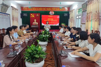 KHỐI THI ĐUA 1 THUỘC CỤM THI ĐUA 8 TỔ CHỨC HỘI NGHỊ TỔNG KẾT, BÌNH XÉT THI ĐUA NĂM HỌC 2025–2026